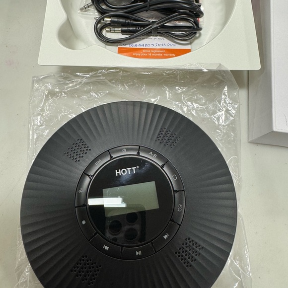 HOTT CD Player Portable with 4 Speakers, Portable CD Player with Bluetooth NWT - Picture 5 of 6